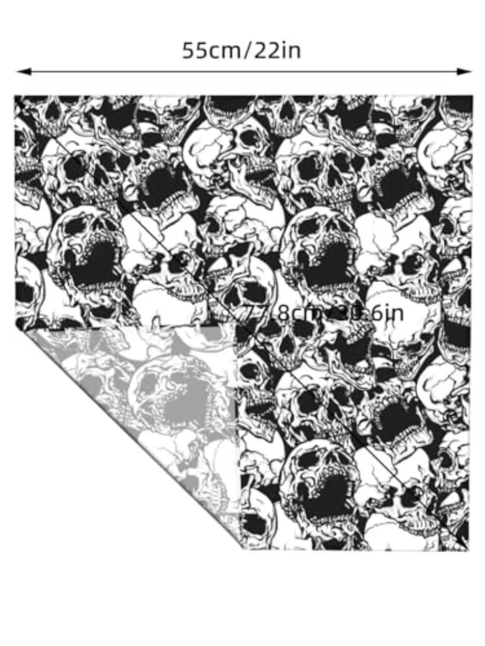 Silky Square Scarf 22x22 Faux Silk Neck Scarf Headwrap Bandana for Women